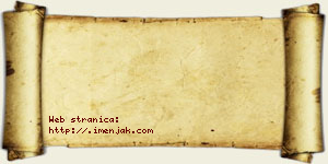 Jordanka Unjić vizit kartica